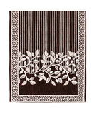 Anti-Slip Floral Velvet Sofa Cover for 2 Seater Sofa