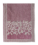 Anti-Slip Floral Velvet Sofa Cover for 2 Seater Sofa