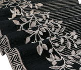 Anti-Slip Floral Velvet Sofa Cover For L4+3 Seater Sofa