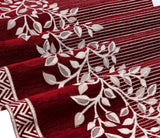 Anti-Slip Floral Velvet Sofa Cover For L3+3 Seater Sofa