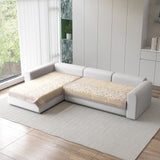 Anti-Slip Floral Velvet Sofa Cover L2+2 Seater Sofa