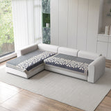 Anti-Slip Floral Velvet Sofa Cover L2+2 Seater Sofa