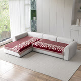 Anti-Slip Floral Velvet Sofa Cover L2+2 Seater Sofa