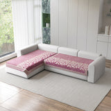 Anti-Slip Floral Velvet Sofa Cover L2+2 Seater Sofa