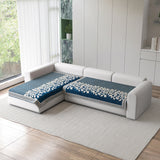 Anti-Slip Floral Velvet Sofa Cover L2+2 Seater Sofa