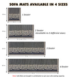 Anti-Slip Floral Velvet Sofa Cover For L3+3 Seater Sofa