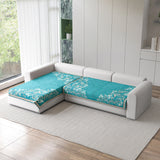 Premium Velvet L-Shape 2+2 Sofa Mat Cover (Protector)