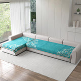 Premium Velvet L-Shape 3+2 Sofa Mat Cover (Protector)
