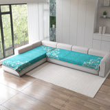 Premium Velvet L-Shape 3+3 Sofa Mat Cover (Protector)