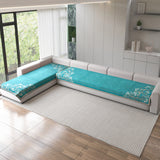 Premium Velvet L-Shape 4+3 Sofa Mat Cover (Protector)