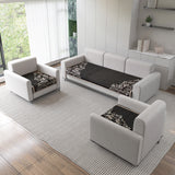 Premium Velvet 5 Seater(3+1+1) Sofa Mat Cover (Protector)