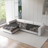 Premium Velvet L-Shape 2+2 Sofa Mat Cover (Protector)