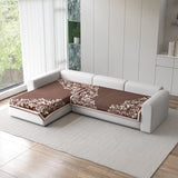 Premium Velvet L-Shape 2+2 Sofa Mat Cover (Protector)