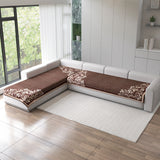 Premium Velvet L-Shape 3+3 Sofa Mat Cover (Protector)