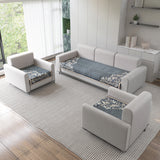 Premium Velvet 5 Seater(3+1+1) Sofa Mat Cover (Protector)