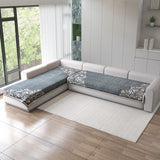 Premium Velvet L-Shape 3+3 Sofa Mat Cover (Protector)