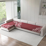 Premium Velvet L-Shape 3+2 Sofa Mat Cover (Protector)