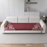 Premium Velvet L-Shape 4+3 Sofa Mat Cover (Protector)