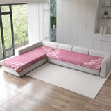 Premium Velvet L-Shape 3+3 Sofa Mat Cover (Protector)