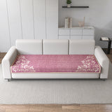 Premium Velvet L-Shape 4+3 Sofa Mat Cover (Protector)