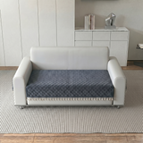 Holland Quilted Soft Velvet Sofa Seat Cover Mat For 2 Seater with Decorative Handcrafted Tassel