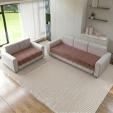 Holland Quilted Soft Velvet Sofa Seat Cover Mat For 5 Seater (3+2) with Decorative Handcrafted Tassel