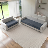Holland Quilted Soft Velvet Sofa Seat Cover Mat For 5 Seater (3+2) with Decorative Handcrafted Tassel