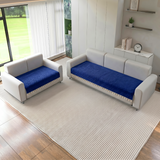 Holland Quilted Soft Velvet Sofa Seat Cover Mat For 5 Seater (3+2) with Decorative Handcrafted Tassel
