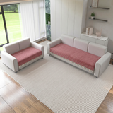 Holland Quilted Soft Velvet Sofa Seat Cover Mat For 5 Seater (3+2) with Decorative Handcrafted Tassel