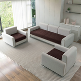 Holland Quilted Soft Velvet Sofa Seat Cover Mat For 5 Seater (3+1+1) with Decorative Handcrafted Tassel