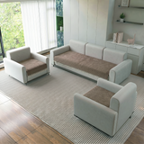 Holland Quilted Soft Velvet Sofa Seat Cover Mat For 5 Seater (3+1+1) with Decorative Handcrafted Tassel
