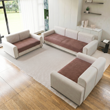 Holland Quilted Soft Velvet Sofa Seat Cover Mat For 7 Seater (3+2+2) with Decorative Handcrafted Tassel