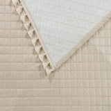 Holland Quilted Soft Velvet Sofa Seat Cover Mat For 1 Seater with Decorative Handcrafted Tassel