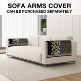 Anti-Slip Floral Velvet Sofa Cover For L3+3 Seater Sofa