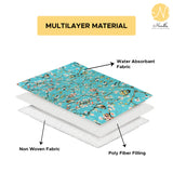 Premium Velvet Digital Printed Fabric with Customisable Seat Length and Fixed Seat Depth at 36 Inches