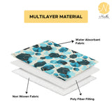 Premium Velvet Digital Printed Fabric with Customizable Seat Length and Fixed Seat Depth at 36 Inches