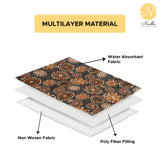Premium Velvet Digital Printed Fabric with Customizable Seat Length and Fixed Seat Depth at 36 Inches