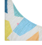 Nendle Microfiber 210TC Double Bedsheet Queen Size 78x60 Inches with Elastic Fitting with 2 Pillow Covers (Fits Upto Mattress of 10 Inches, Multicolor)