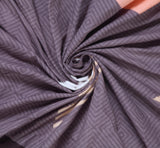 Nendle Elastic Fitted Microfiber 210TC Double Bedsheets King Size 78x72 Inches with 2 Pillow Covers (Fits Upto Mattress of 10 Inches, Violet)